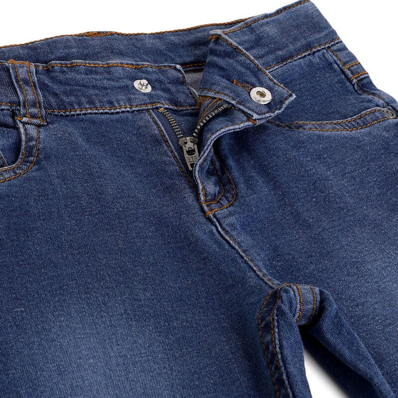 Boys Dark Blue Solid Jeans image number 2